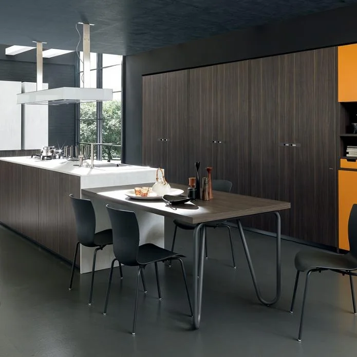 
2019 Vermont, заводская цена, кухонный шкаф с кухонным островом, индивидуальный дизайн 