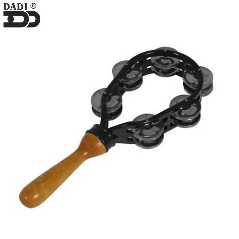 
Dadi wholesale best Musical Instruments custom tambourine toy plastic bat tambourine 