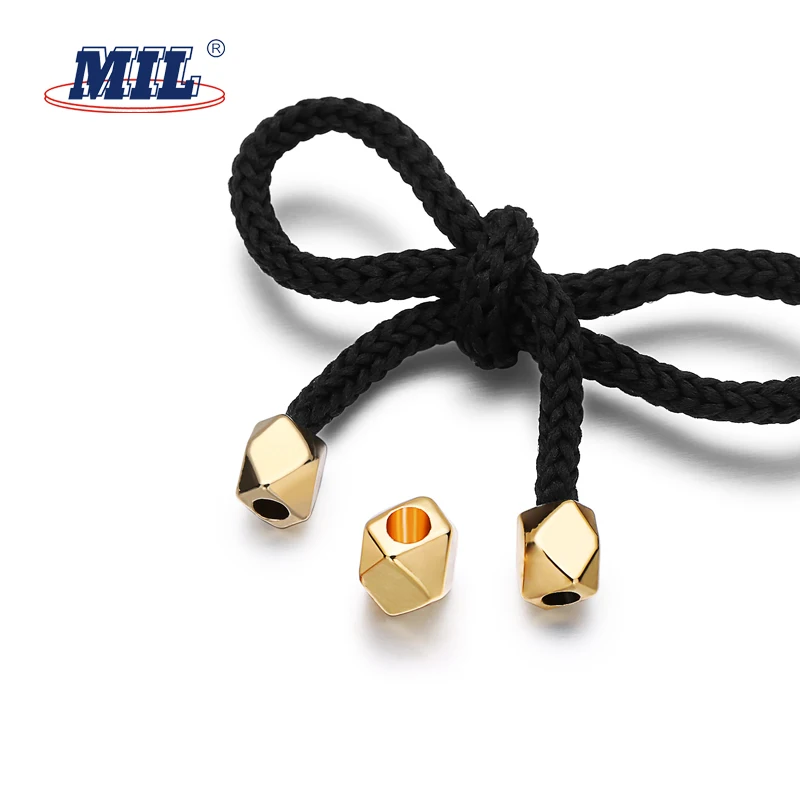 Custom logo string stopper draw cord ends for clothing