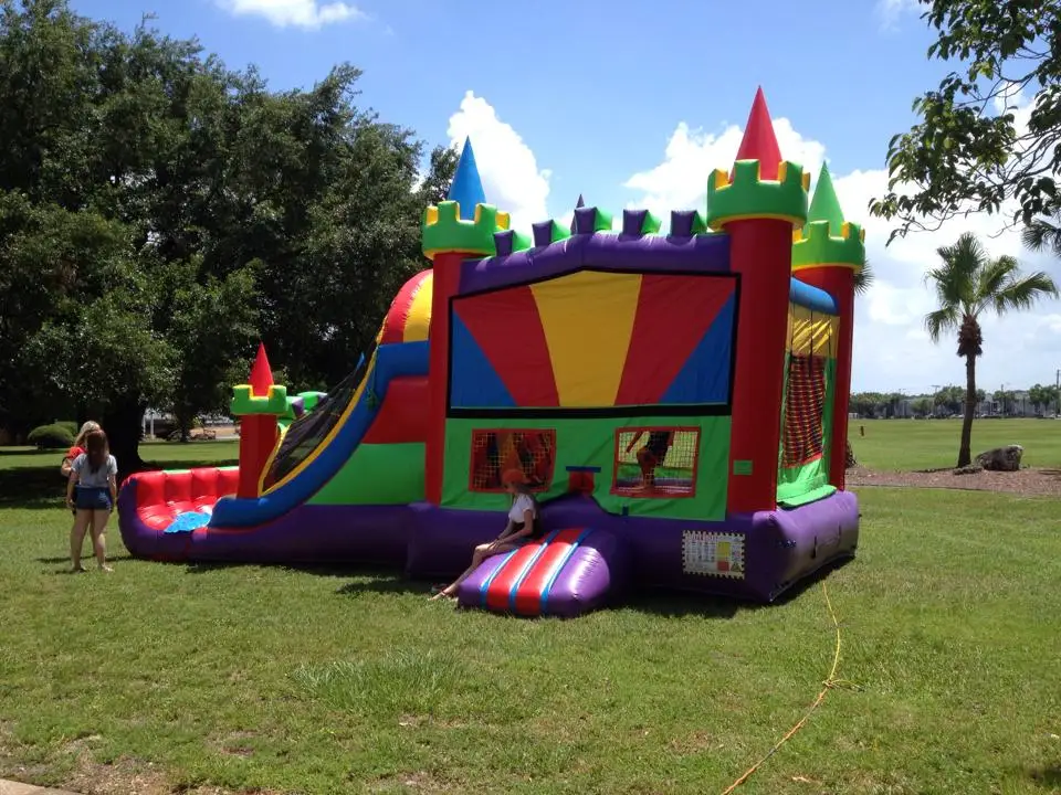 
5 in 1 inflatable bounce house colorful inflatable castle and slide for sale 