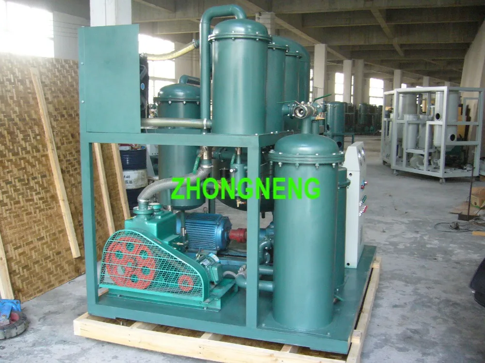 Multi function vacuum lubricant oil filtration system hydraulic oil filter machine