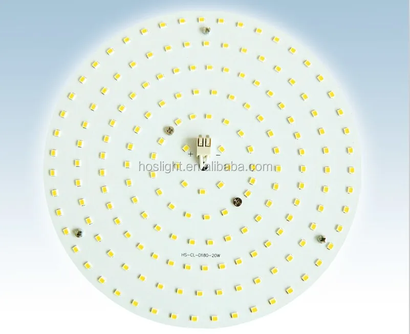 Magnet installation round AC SMD P10 LED Module ceiling light led pcb 2835 module and free sample can be available