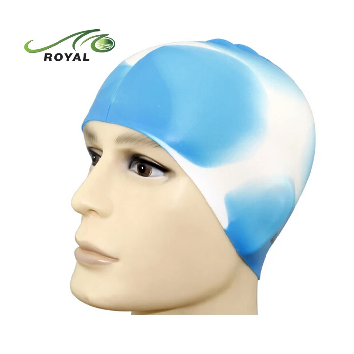 Adult Funny Latex Swimming Cap For Long Hair Silicone Swim Cap