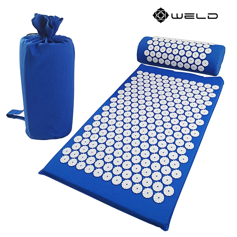 3 предмета в комплекте акупрессурном коврике и подушка с сумкой в комплекте комплект снимает стресс, спине, шее, и боли седалищного