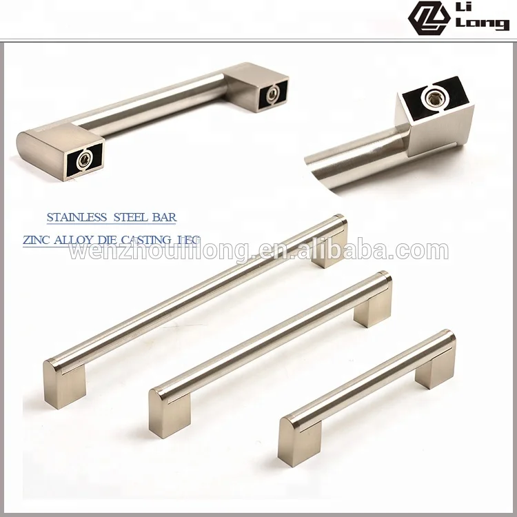 Aluminium Profile brushed bedroom door pulls kitchen furniture hardware drawer cabinet Handle