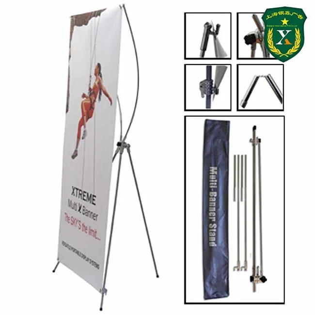 
Adjustable aluminum x banner stand 80 x 180 cm 