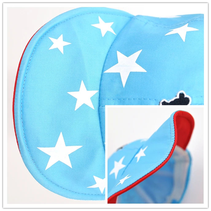 Designer Skin Friendly Child Toddler Sun Hat Kids Newborn Baby Kids Stars Beanie Baseball Cap