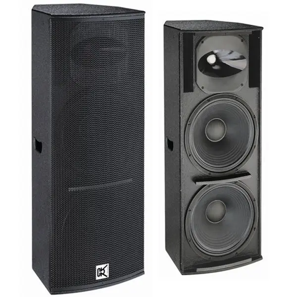 two way full range dual 15 inch PA speaker + china dj equipment