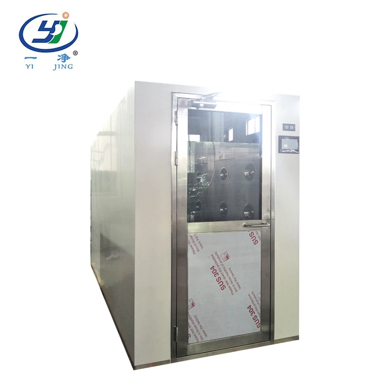 Поставщик Трехместный душ из нержавеющей стали для проекта cleanroom