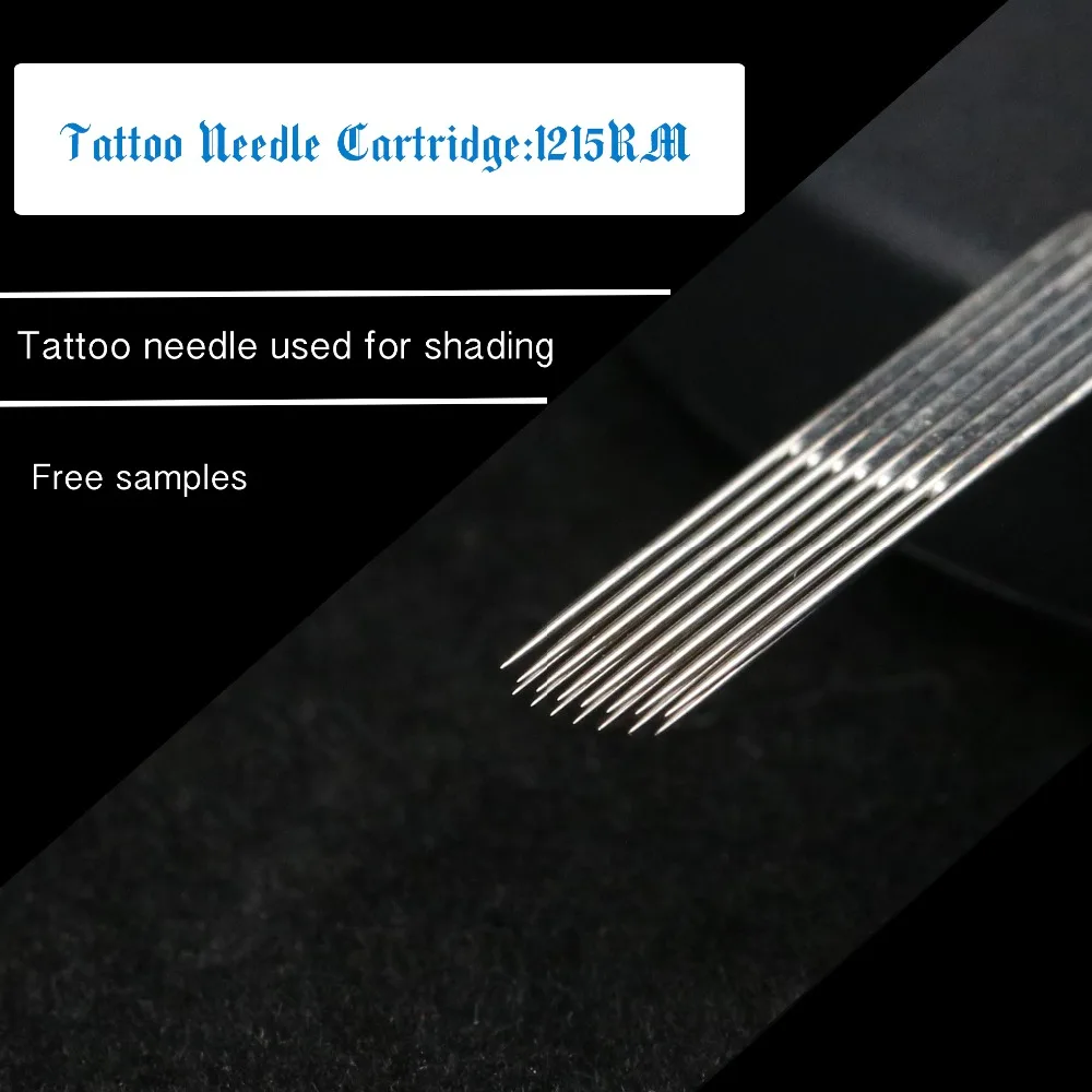 Used for Tattoo Arts 304H stainless steel tattoo needle 15RM 1205RM Round magnum tattoo needle cartridges