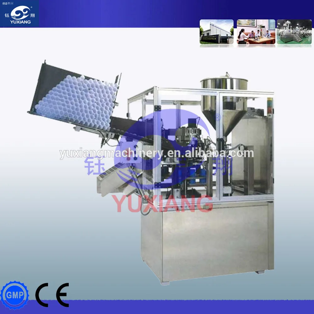 Автоматическая пластиковая трубка наполнения и запайки для пасты / крем / косметика / медицинские / еда