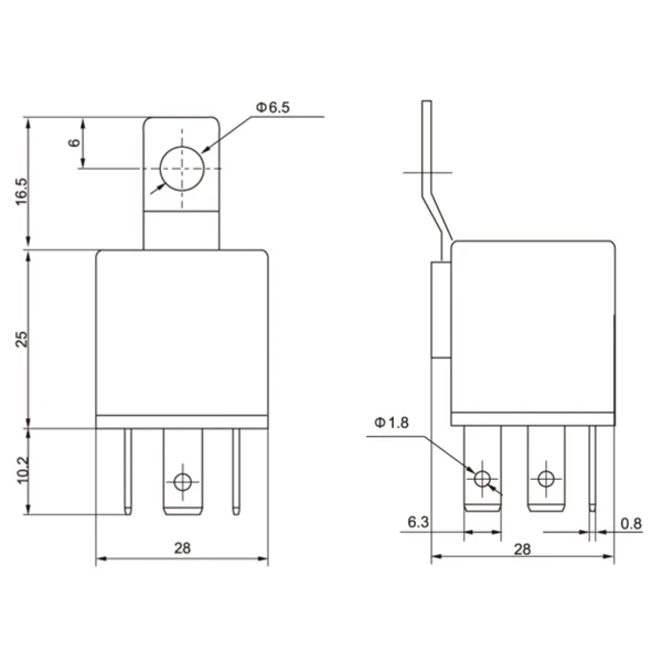 4141 auto relay 40a 60a 80a relay 5v automotive