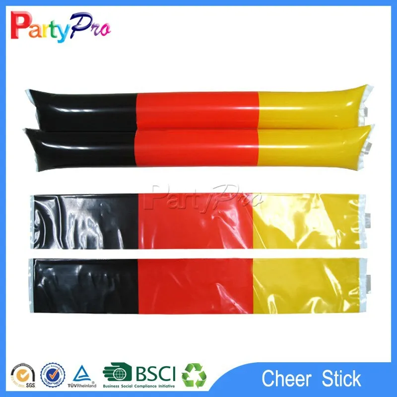 
pass EN71 PART1/2/3 good quality wholesale pvc material light up led flashing foam 6 inch glow in the dark cheering stick 