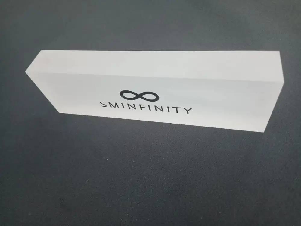 Customize Logo Acrylic POP Frosted Logo Block