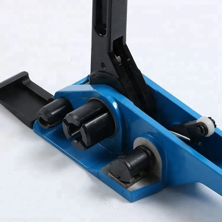 
coil packing with strapping type tensioner tool 