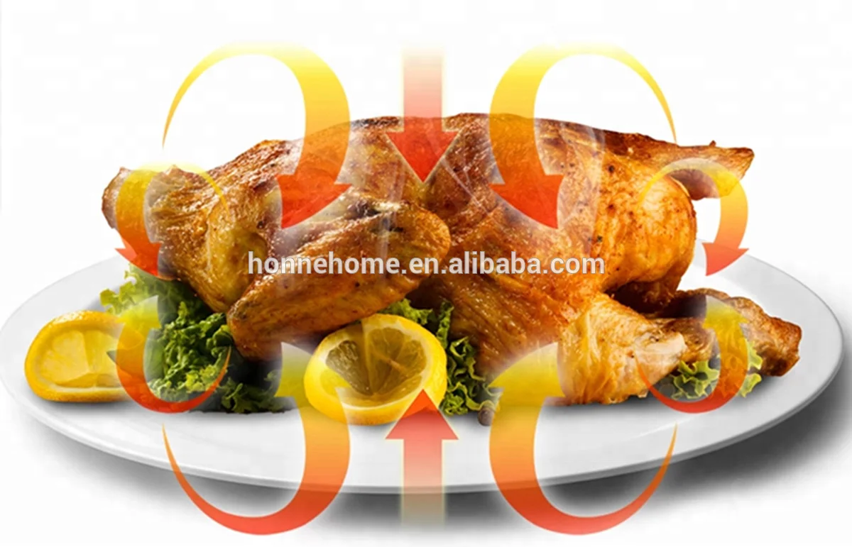 Electric 12L Glass Pot Halogen Convection Oven