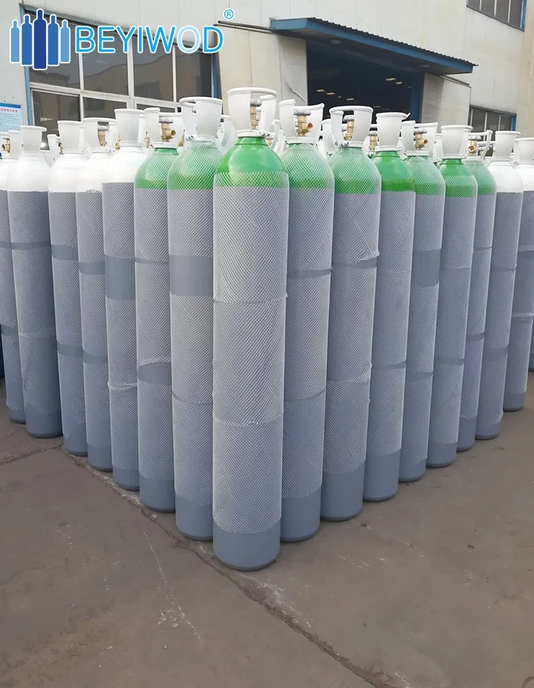 5L 8L 10L 20L 40L 50L steel gas cylinder oxygen/nitrogen/argon/helium gas cylinder gas bottle for sale
