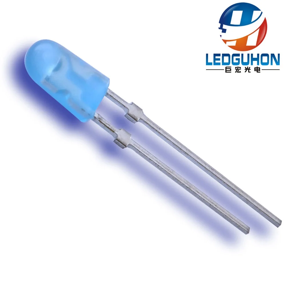 wholesale 3mm oval led didoe/led factory make 3mm blue color oval led chip