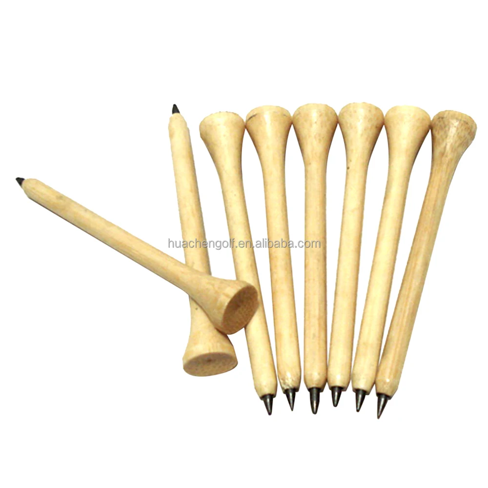 2019 New Cheap customized logo print plastic colorful mini golf pencil