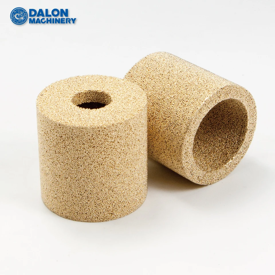 sintered porous metal copper brass bronze filter for humidity sensor probe