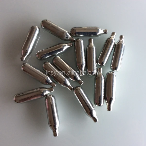 16gr Co2 Gas deposited cartridge cylinder used in tire repair tool or life jacket