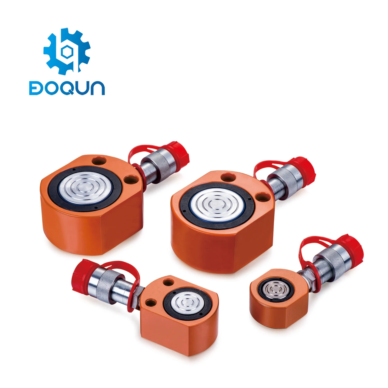 Boqun Single Acting Low Flat 50 Ton Small Hydraulic Cylinder