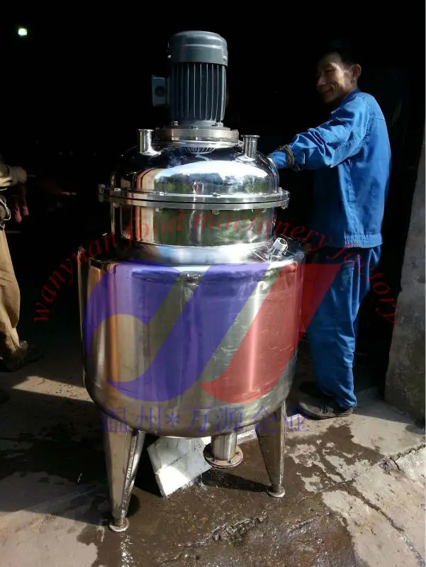 
Double Jacketed (Triple Wall) Reactor (stainless steel reactor with heating and cooling jacket) 