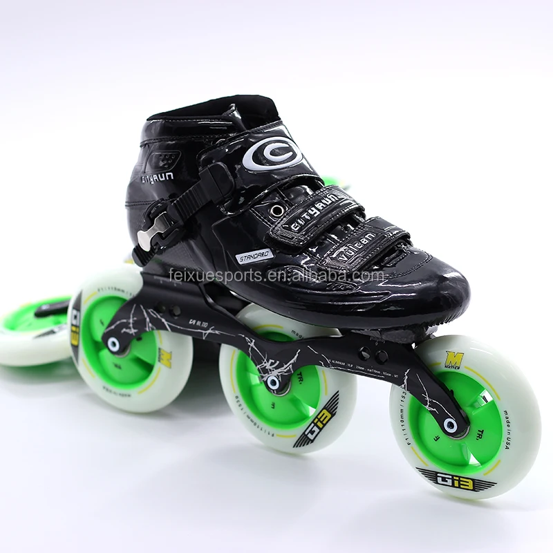 wholesale professional speed inline skates  three wheels shoes with matter wheels