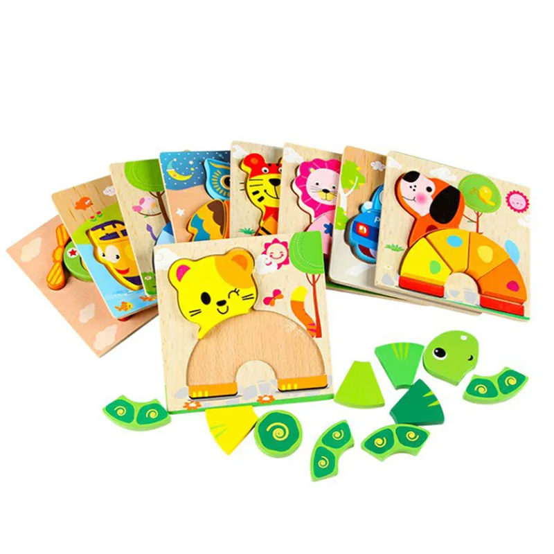 2019 wooden jigsaw puzzle 3d puzzle diy toy puzzle game