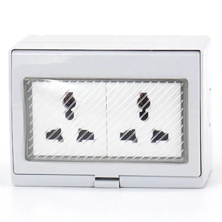 
Multi-function IP55 weatherproof wall socket and switch for outdoor 
