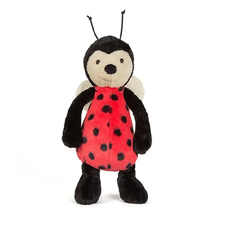 Best selling stuffed beetle ladybug soft insect ladybird toys