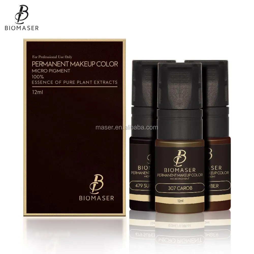 Biomaser New Package Semi Permanent Makeup Pigment Eyebrow Tattoo Ink