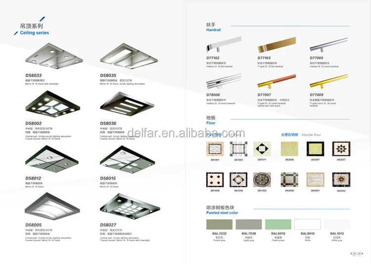 Fashion high quality observation elevator, panoramic lift, round glass elevator