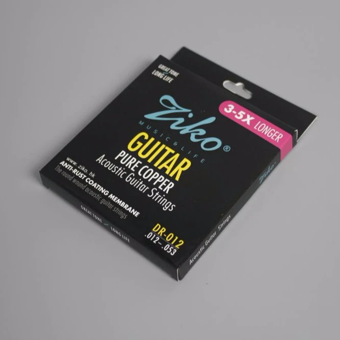 Anti-rust Coated Stainless Steel Guitar Strings With 12 Strings