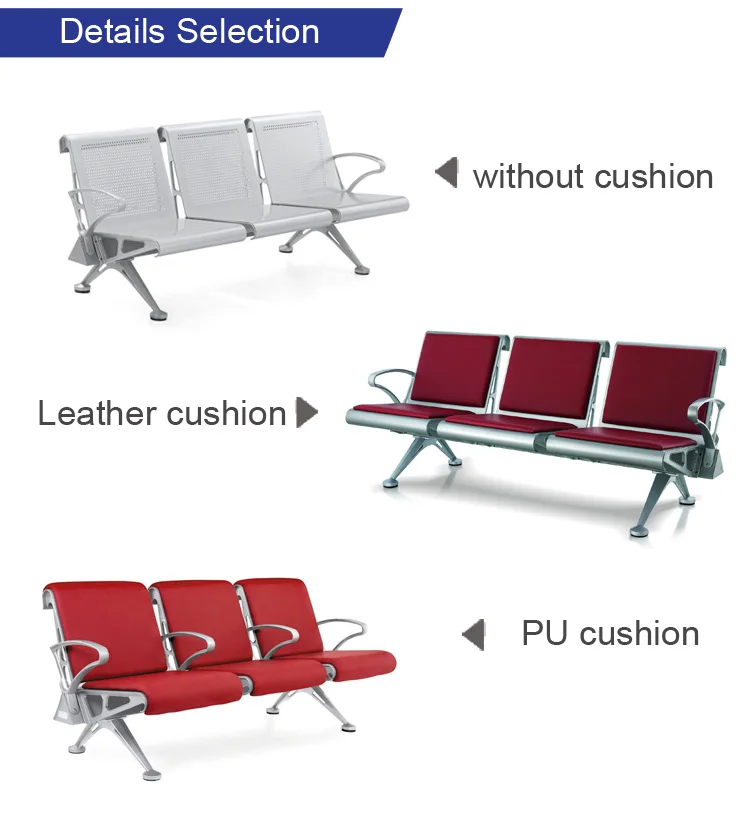 Good quality waiting room bench for hospital clinic beam seat