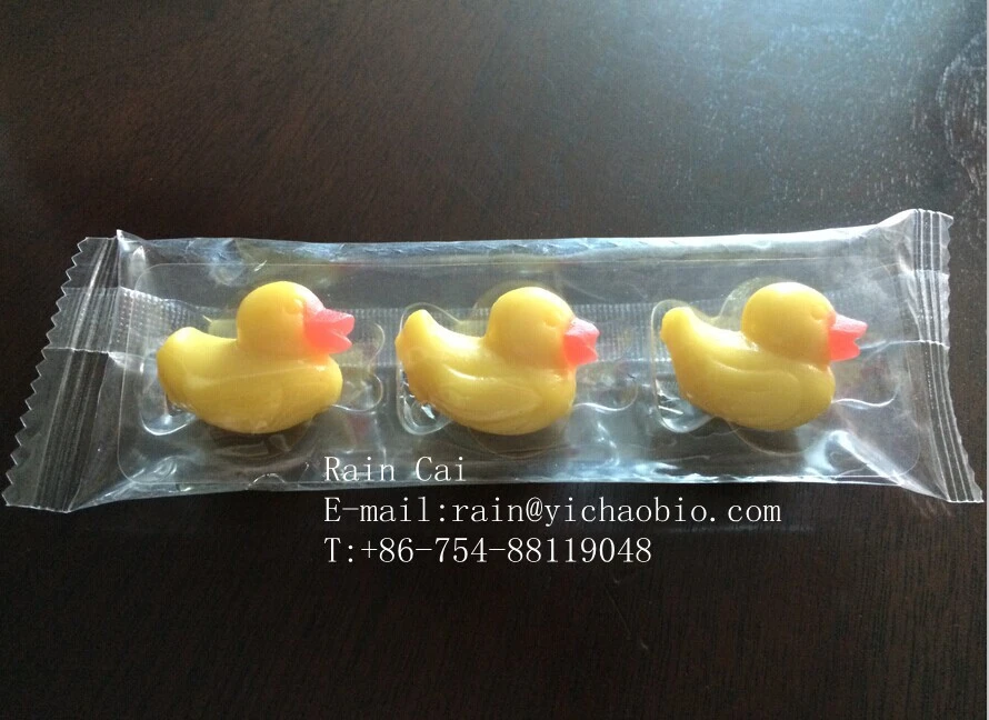 Halal 3D Duck Gummy Candy Soft Chewy Jelly Candy