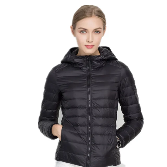 Top Selling Slim Fit Full Sleeve Zipper Up Hooded Quick Drying Winter Autumn Warm Padded Jacket For Women