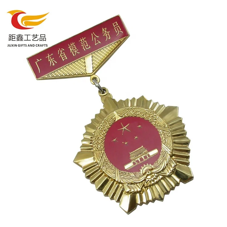 Hot selling custom color cheap award medals zinc alloy metal medal