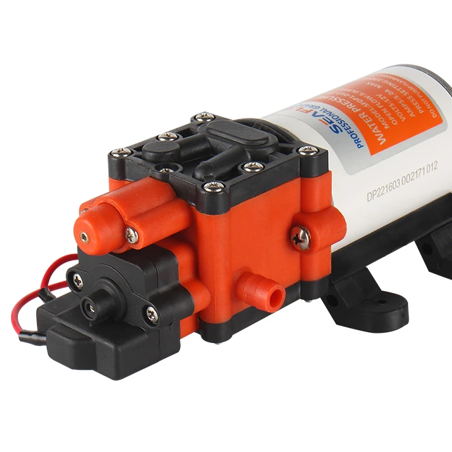 SEAFLO 22 Series 12V electric water high pressure pump solar pump diagram for Boat and RV