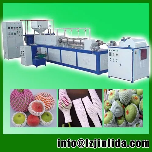 EPE Foam Banana Protective Cover Machine, Extruder