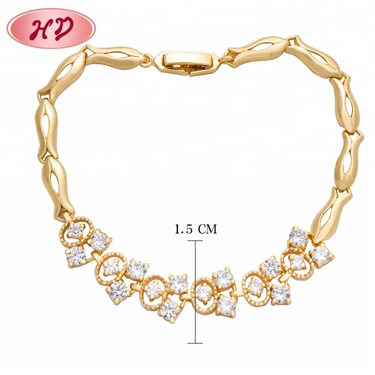 Роскошный Золотой бриллиантовый ювелирный браслет Дубай по заводской