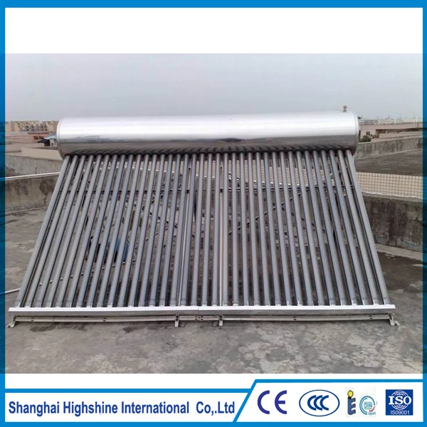 Free sample food grade silicon rubber hose pipe nonpressure all stainless steel solar water heater