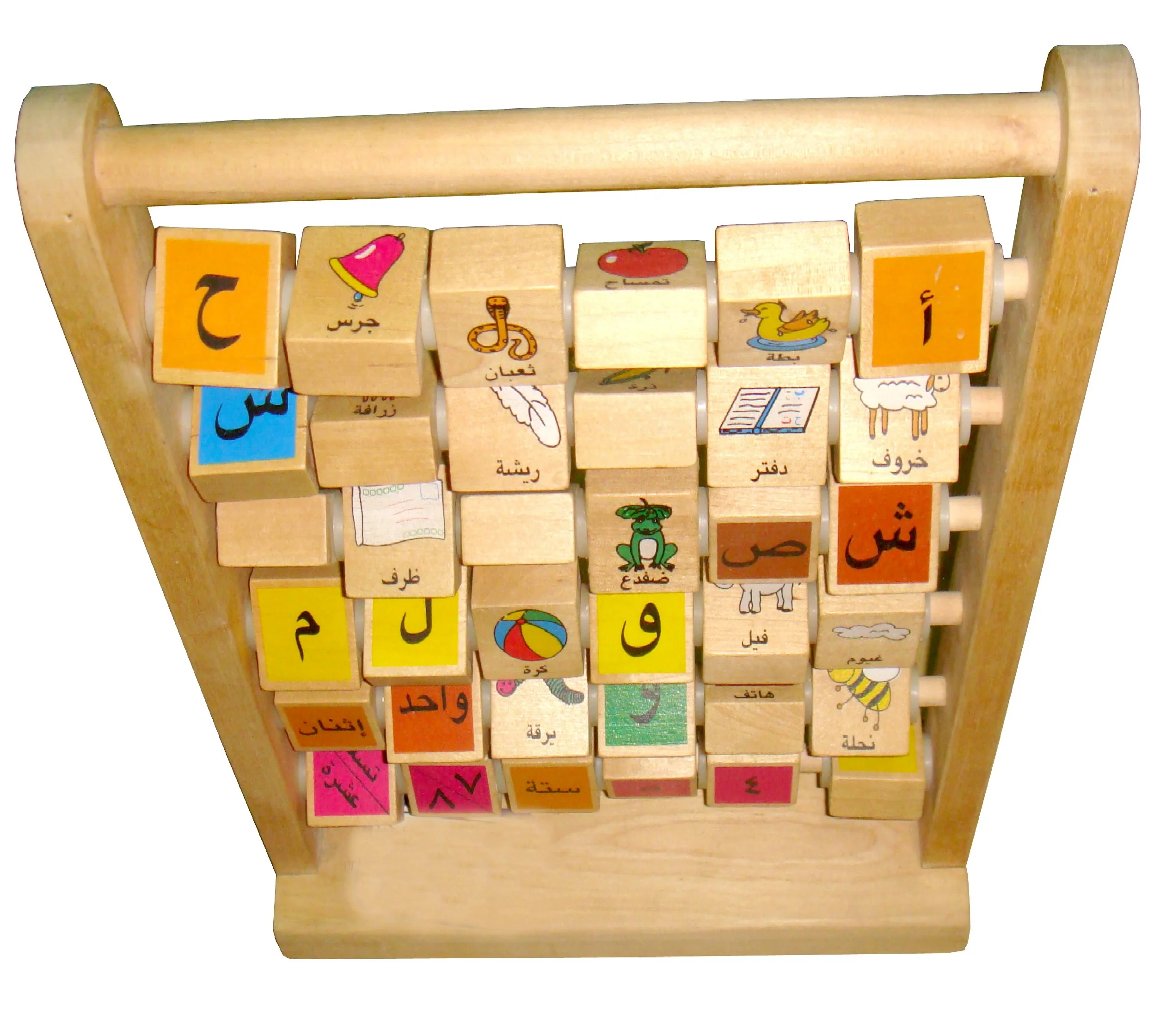 wooden toys EN71 non toxic educational abacus STEAM education toys math abacus bead rack for kids