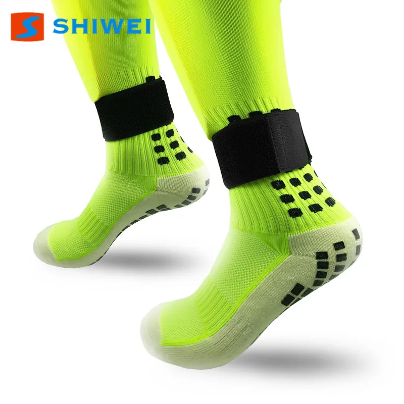 SHIWEI-7019 # на открытом воздухе тренировок Футбол shinguard держать ремни