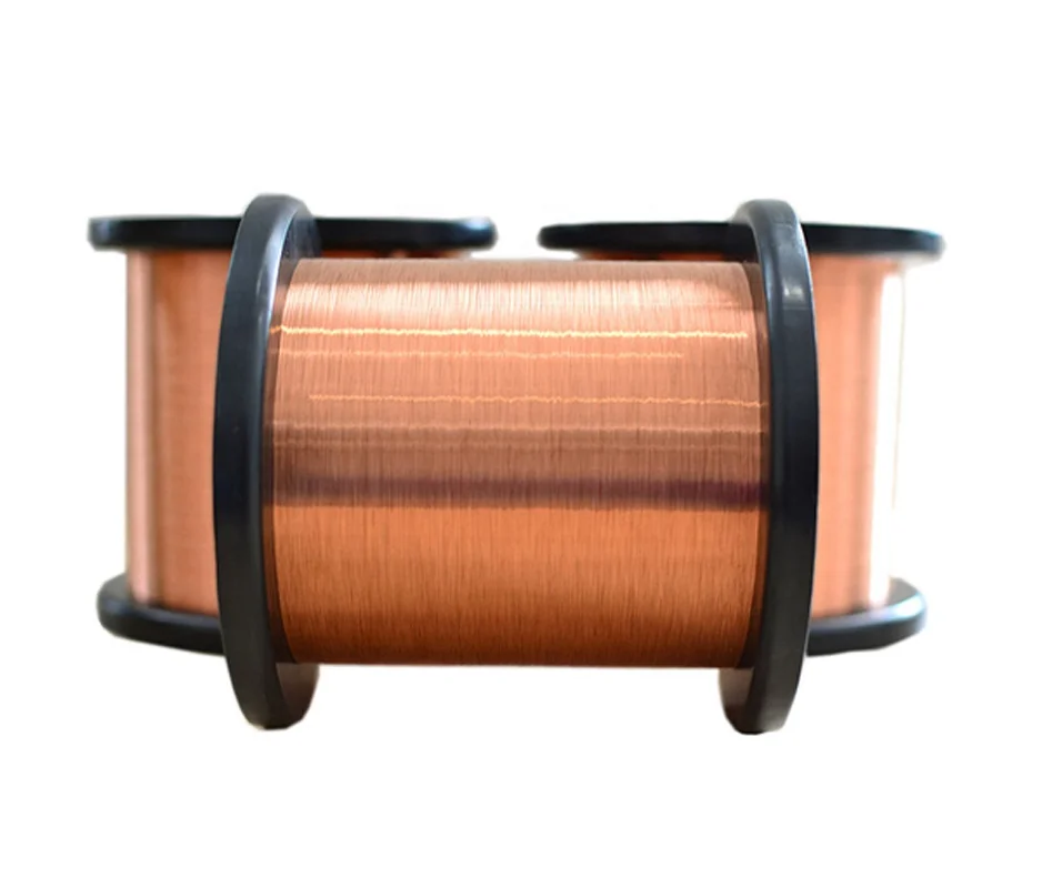 copper clad aluminum wire tinned CCAM wire bare copper alloy tin plated wire