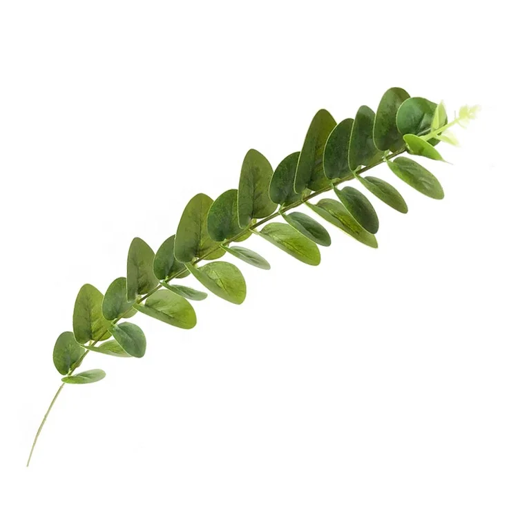 Hot sale home garden wedding party table decorative greenery china supplier plastic eucalyptus leaves decoration garland
