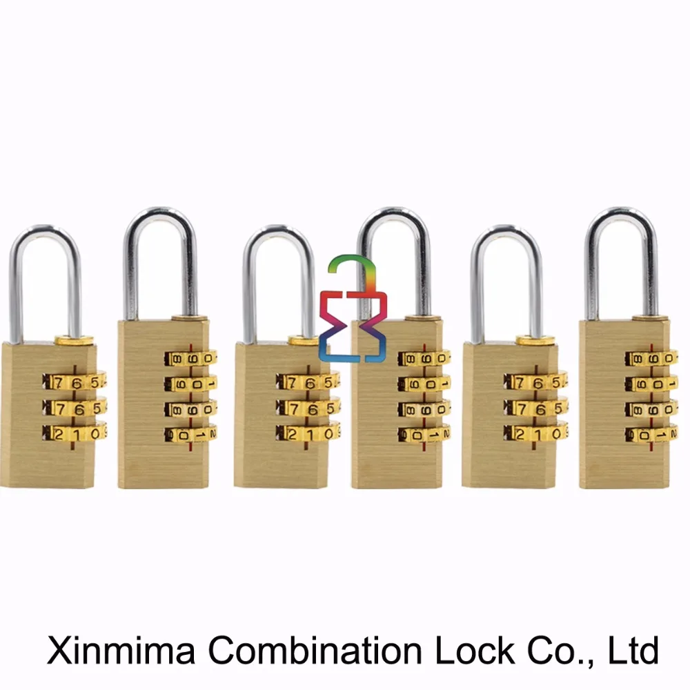 Mini 4 Digit Combination Locks Digital Password Lock for Barn Door School Gym Pool Locker Suitcase Toolbox