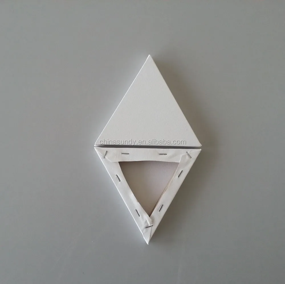 triangle stretched canvas white framed canvas canvas for drawing