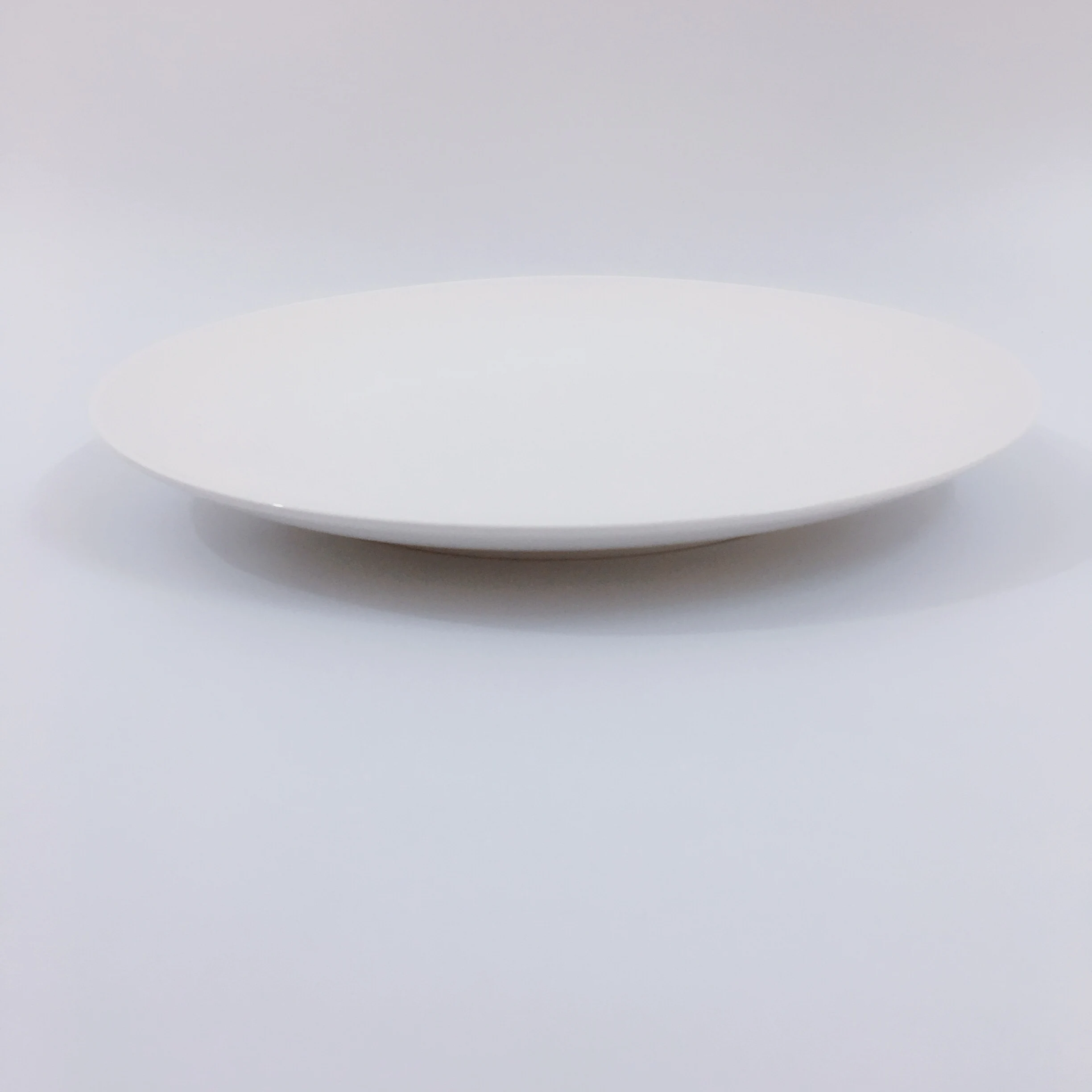 10 inch Cheap bulk packing unique dessert plate white ceramics square spaghetti italian pasta plate for wedding