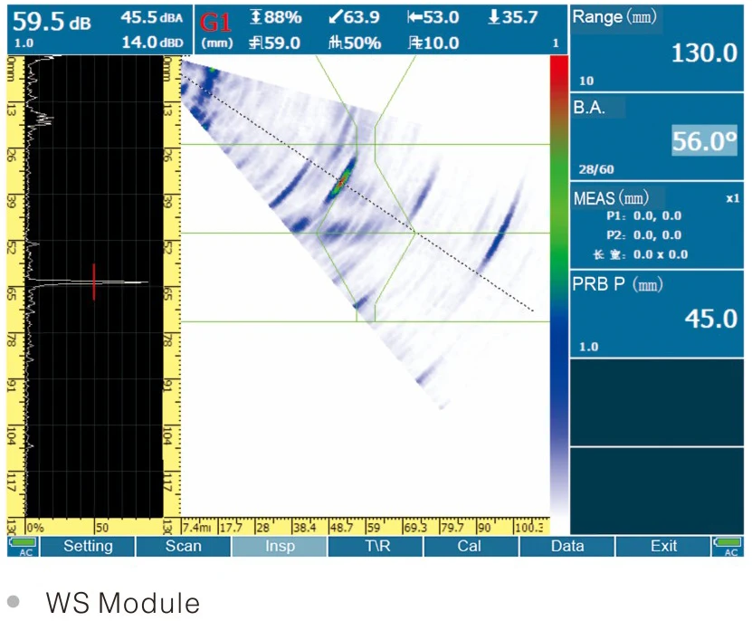 GOWORLD Portable Phased Array Ultrasonic Flaw Detector ndt CTS-2108PA ultrasound Testing machine